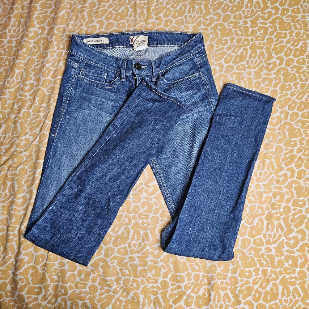William Rast Jerri Ultra Skinny Jeans Medium Wash - size 25